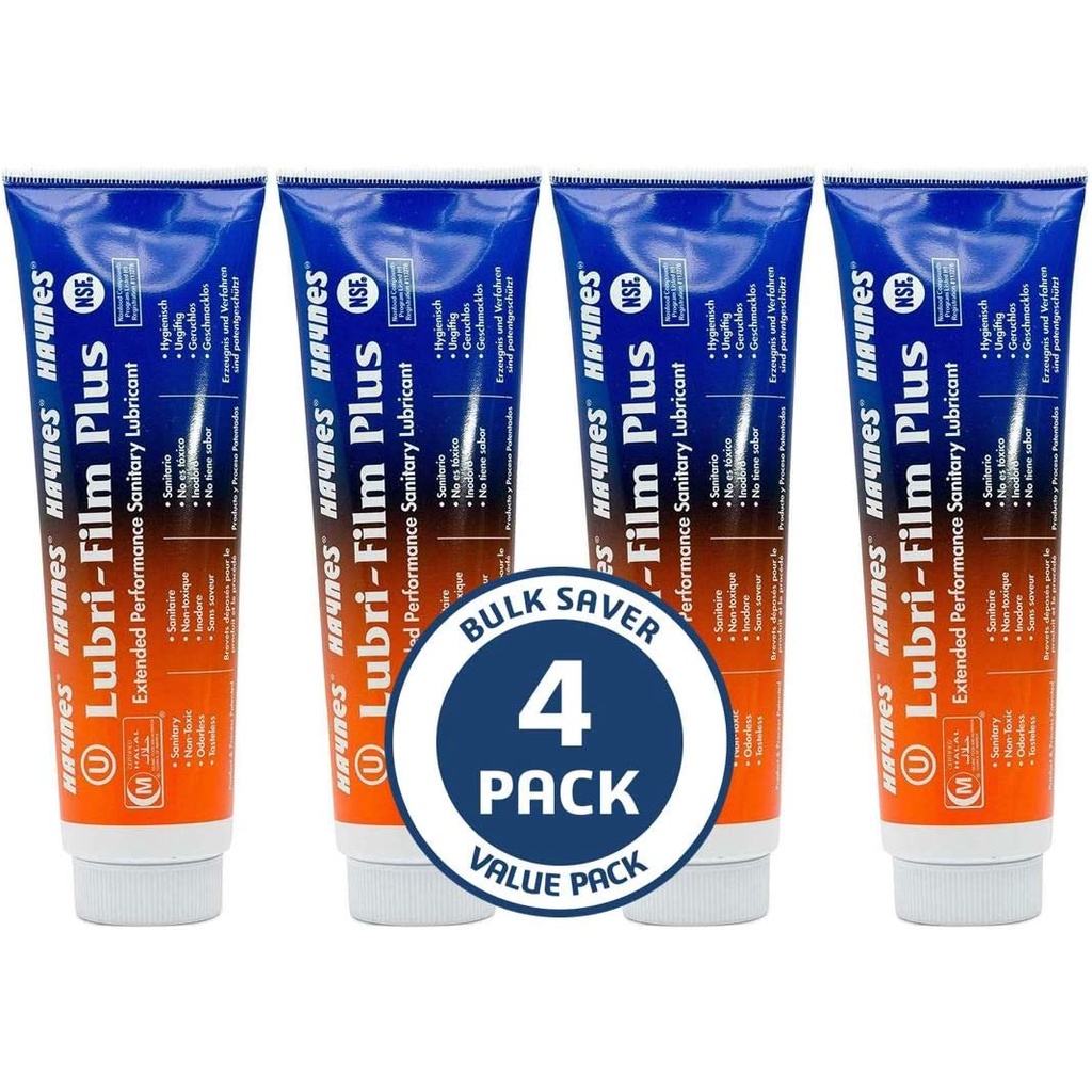 thumbnail image 2 of Haynes Lubri-Film Plus Food Grade Lubricant – 113g X 2 Tubes, Slush & Coffee Machine Lube 2 of 2