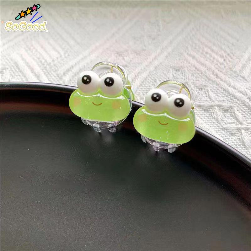 Cute Big-eyed Frog Hairpin Side Clip Bangs Clip Hairpin Hair ...
