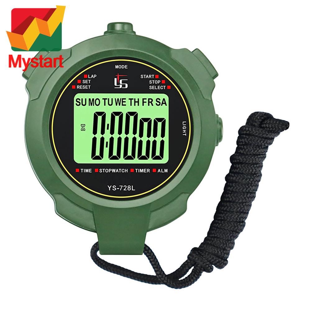 Digital Stopwatch Handheld Training Timer Sports Running Chronograph ...