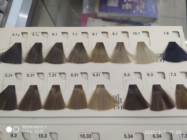 OXY Hcolor Oway Free Amoiac Itani + Oxygen hair dye (With color chart ...