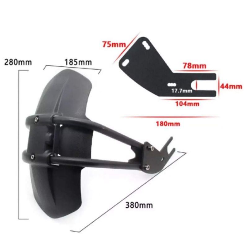 Universal motorcycle tire hugger can fit 160 wheel, tire hugger fender