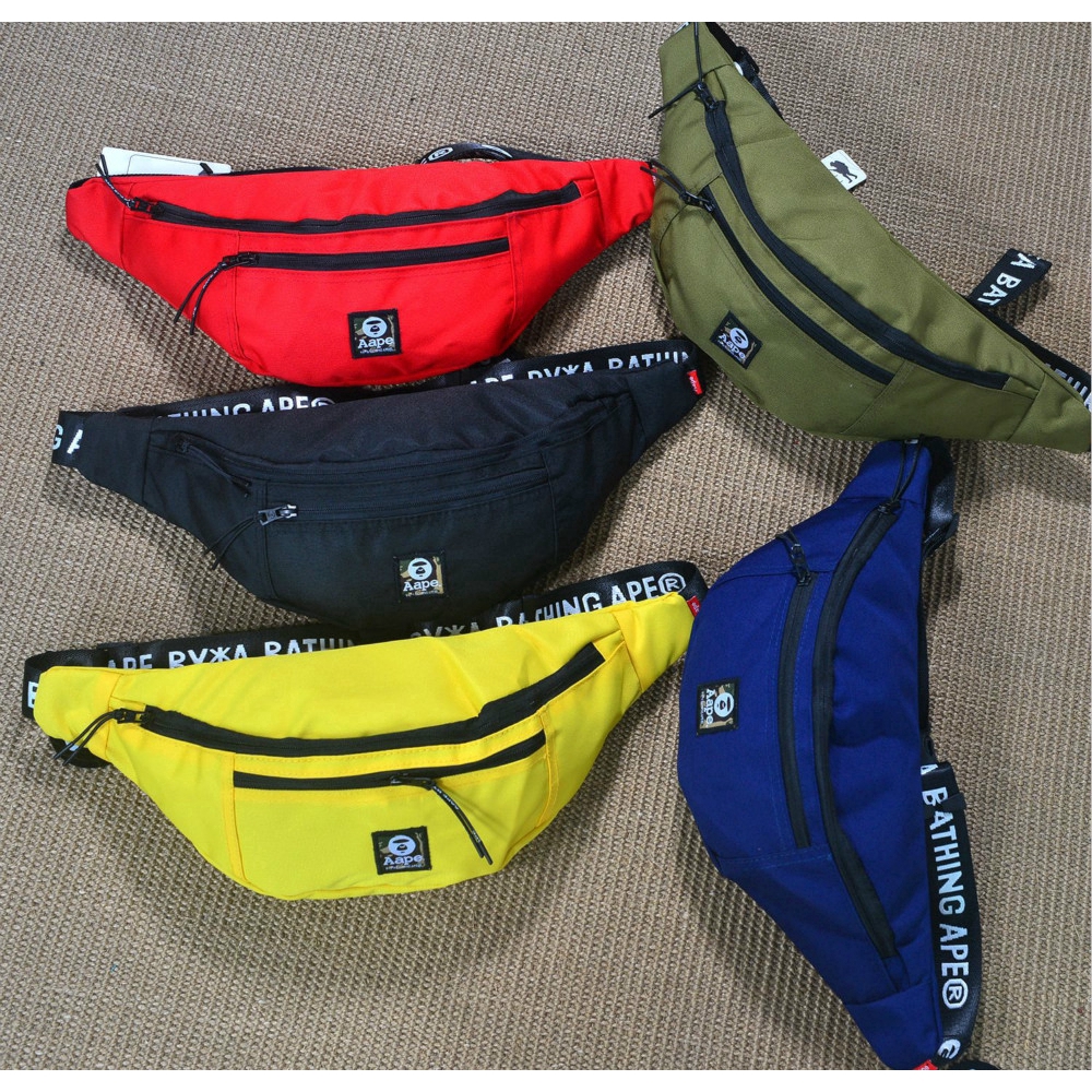 Bape A Bathing Ape Waist Bag For Men Women Shopee Philippines