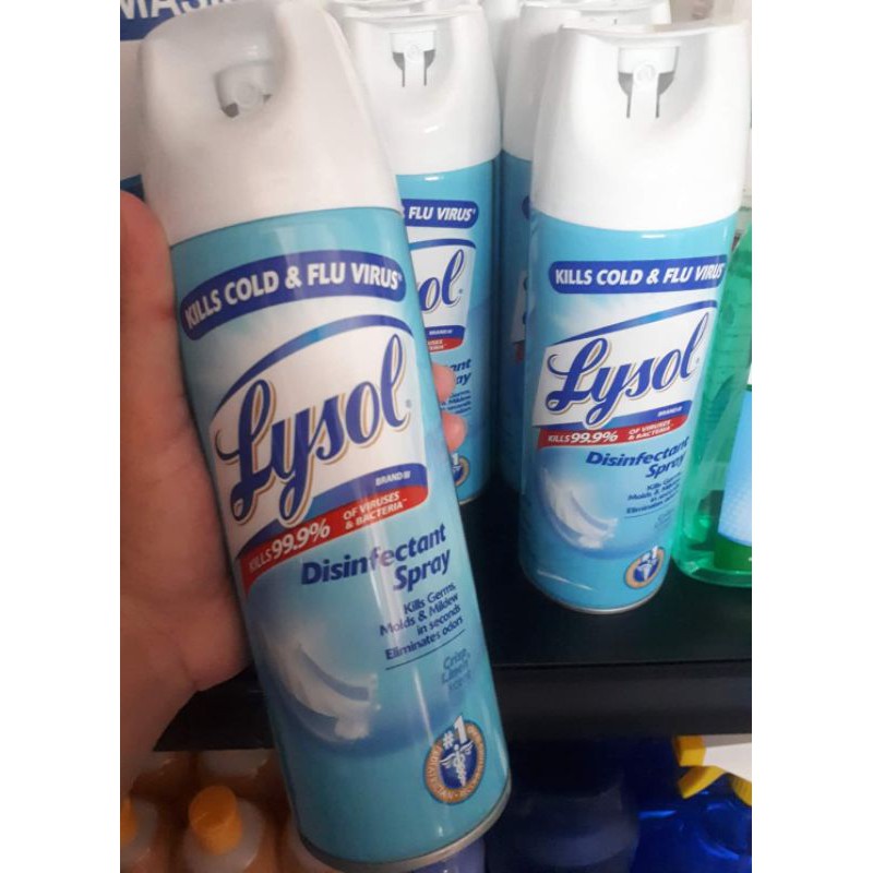 Lysol Disinfectant Spray Crisp Linen 340g Shopee Philippines 6554