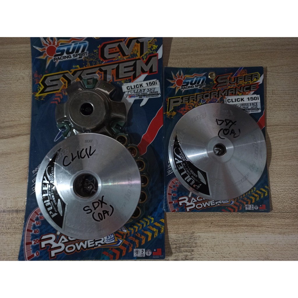 Racing Pulley & Drive Face Set with Back Plate/Slide Piece/Flyball 10g ...