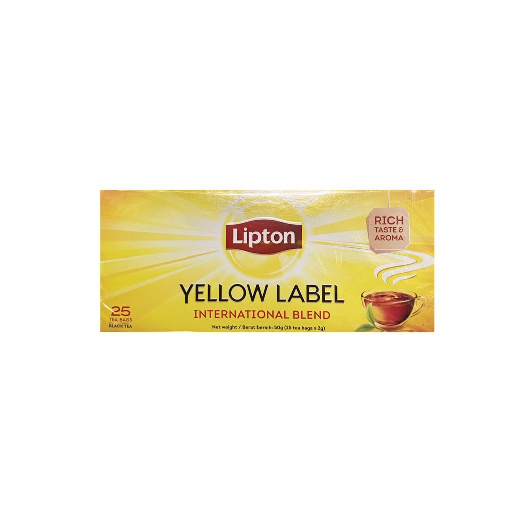 Lipton Yellow Label International Blend Black Tea Keto / Low Carb