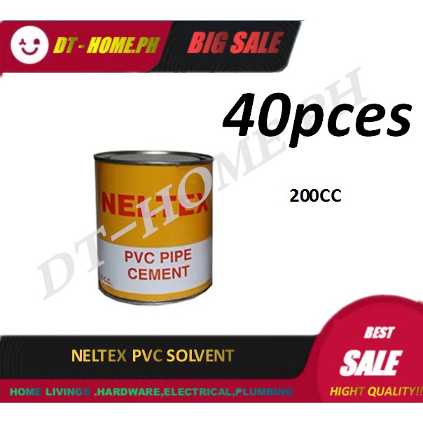 PER CARTON !! --- NELTEX PVC SOLVENT , PVC PIPE CEMENT , 100cc, 200cc ...