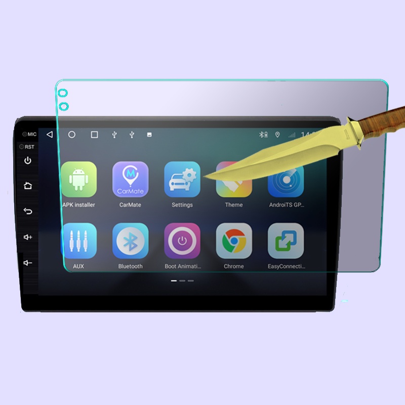 9Inch 10Inch Car Tempered Glass for Car Radio GPS Navigation Android ...