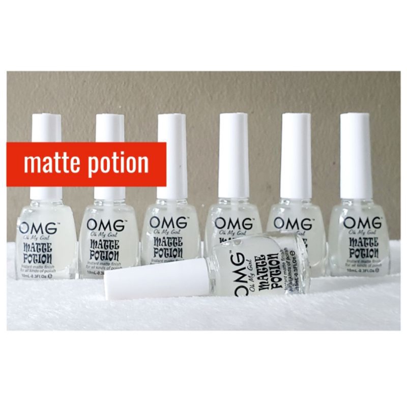OMG Matte Potion Top coat 10ml | Shopee Philippines