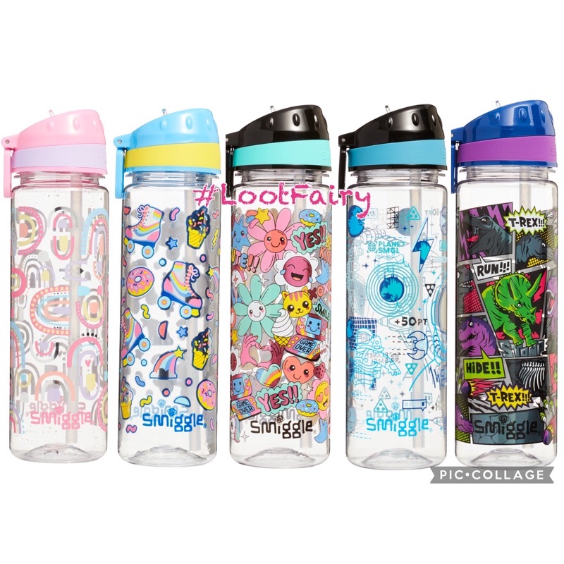 SMIGGLE BRIGHT SIDE DRINK BOTTLE 650mL | Shopee Philippines