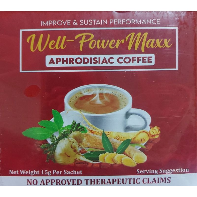 WELL POWER MAXX APHRODISIAC COFFEE Shopee Philippines