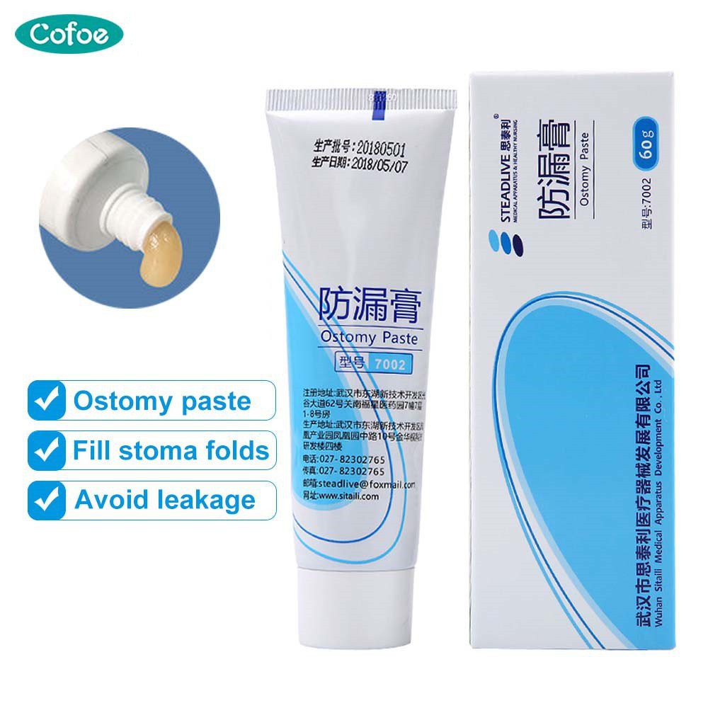 insCofoe 60g Stoma Leak Proof Cream Stoma Paste to Protect The Stoma