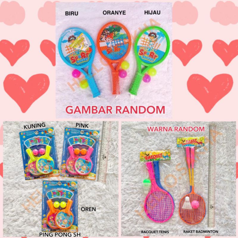 Toy SPORT RACKET JALA & RACQUET TENNIS & RACKET TENNIS Ball WJS 014 SH ...