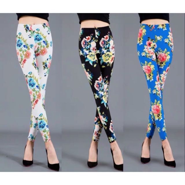 Printed leggings for adults assorted design only