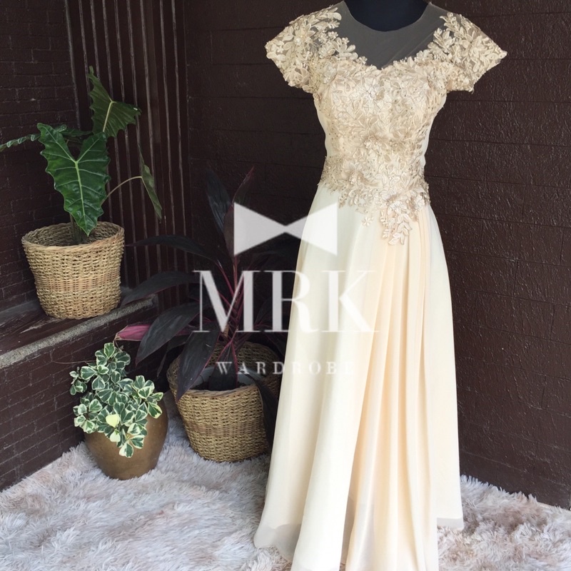 beige dress for wedding sponsor Billie main image 1