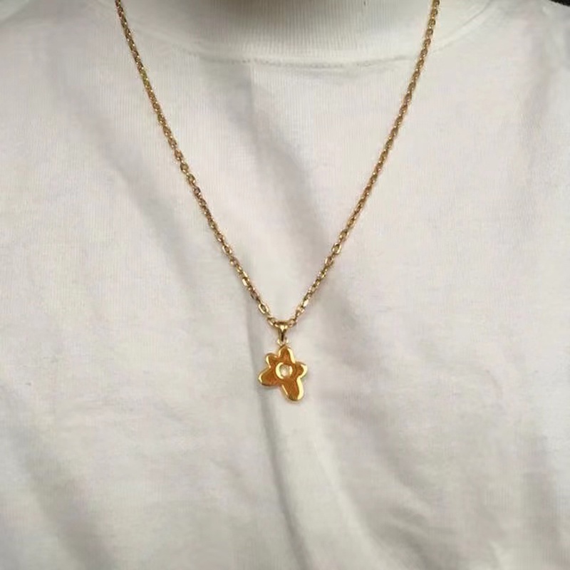 GOLF WANG Gold Flower necklace Gold Flower Necklace Beauty Style