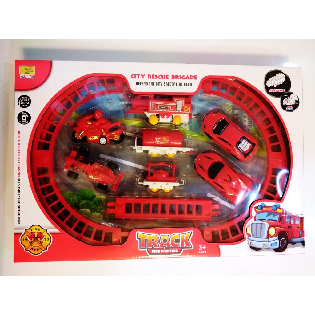 Children's Toys Rail Car Toy Train Red Color Can Actually Run With Tis ...
