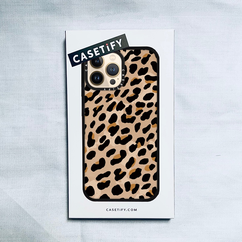 CASETiFY X Classic Leopard Print Black Case IPhone 14 13 12 11 Pro