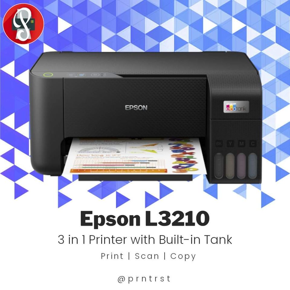 Epson Ecotank L3110 L3210 L3216 All In One Ink Tank Printer W 1set Original Ink Shopee 8516