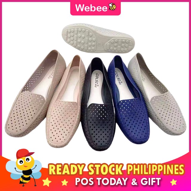 WEBEE Jelly Shoes for women ladies flat sandal Hole fashion slippers ...