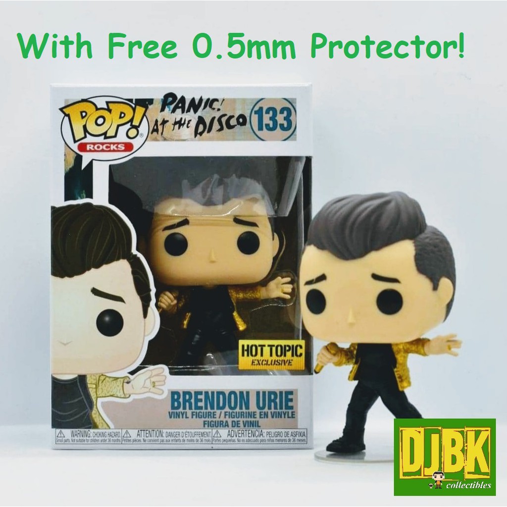 Funko Pop Brendon Urie 133 - Panic at the Disco - EXCLUSIVE to: Hot ...