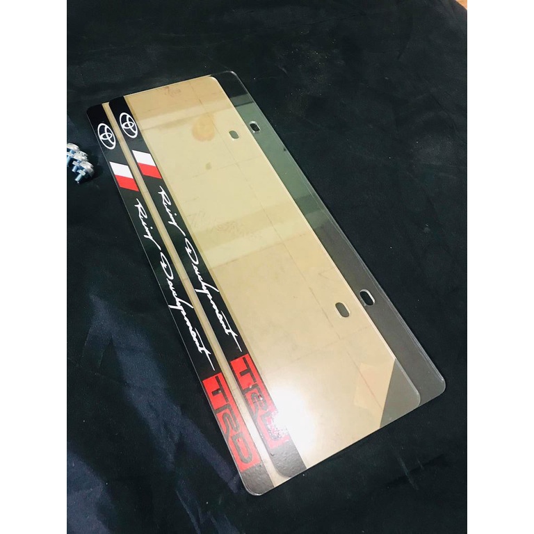 TRD Toyota Racing Development Calligraphy Car Plate Cover Accessories ...