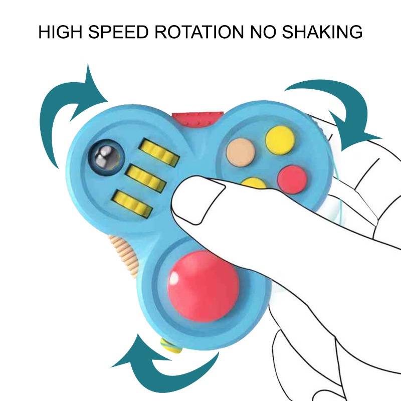 Rotating Magic Bean Fidget Spinner Cube Adult Antistress Fidget Toy ...