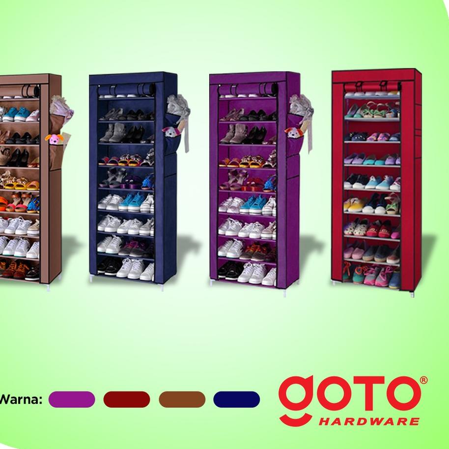 Goto Gauze Portable Shoe Rack Stacking Shoe Rack Versatile Wardrobe ...