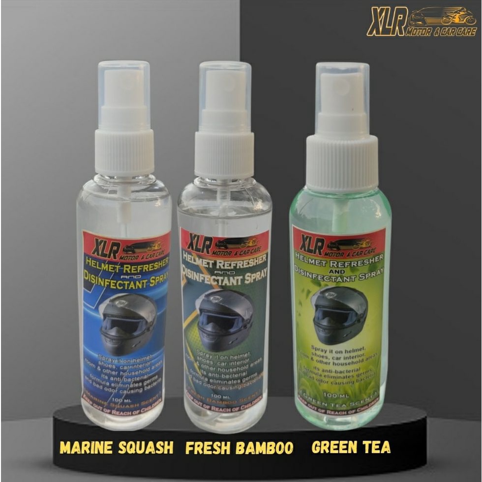 XLRHelmet Disinfectant Spray Odor Eliminator Helmet Refresher 100ml