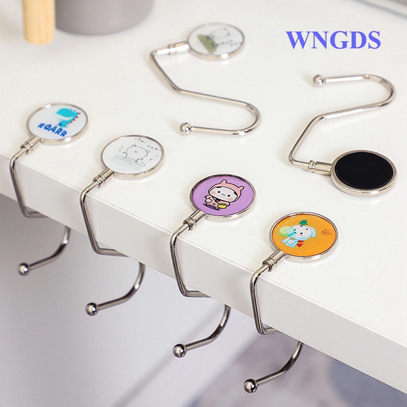 WNGDS Portable Folding Bag Hook Hanger Purse Hook Hanger for Table