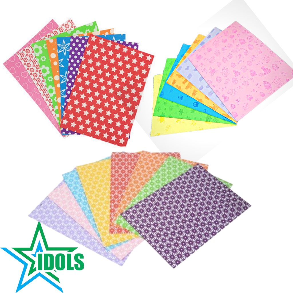 FSI Printed design Colored Paper 120's short | Shopee Philippines