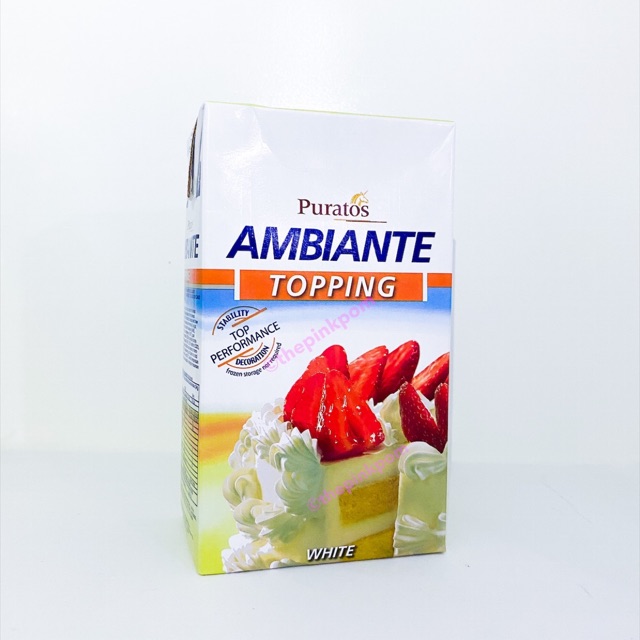 Ambiante 1Liter non dairy whipping cream Shopee Philippines