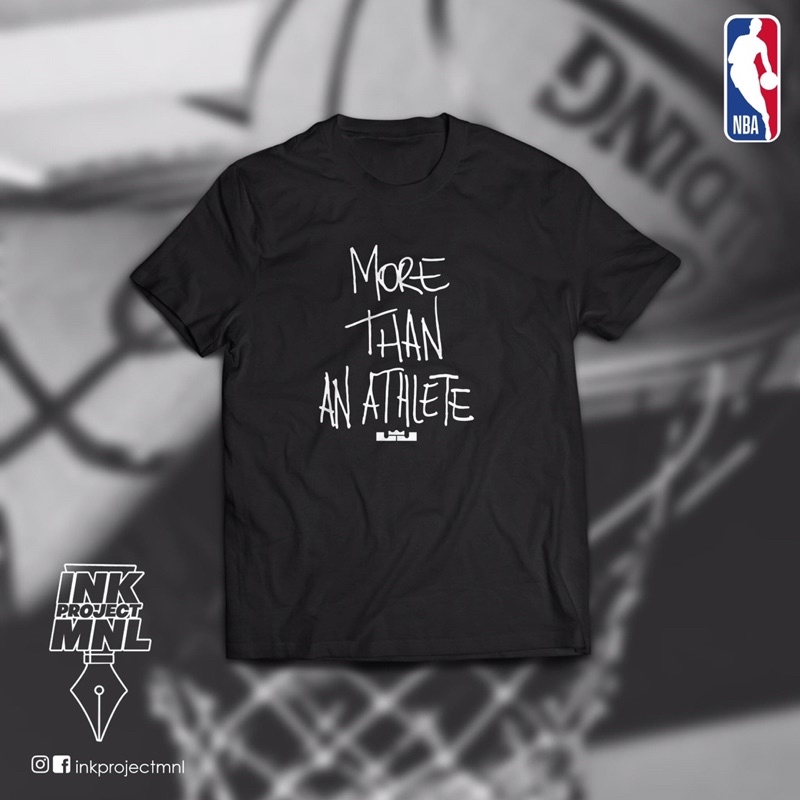 Lebron james more than an athlete shirt online