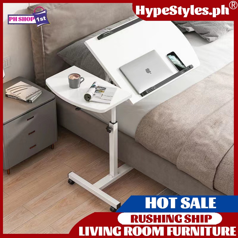 COD Adjustable Laptop Table Foldable Computer Desk Mobile Desk Rotating ...