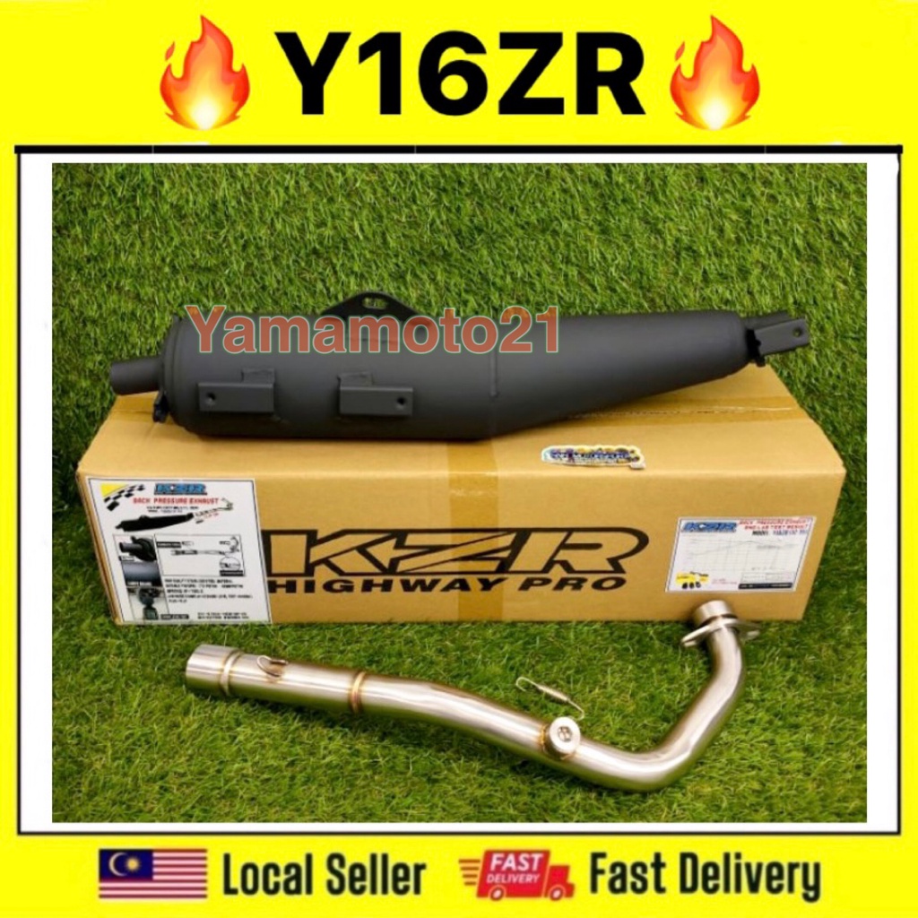 YAMAHA Y16ZR Y16 KZR RACING EXHAUST PIPE STD CUTTING STANDARD EKZOS ...