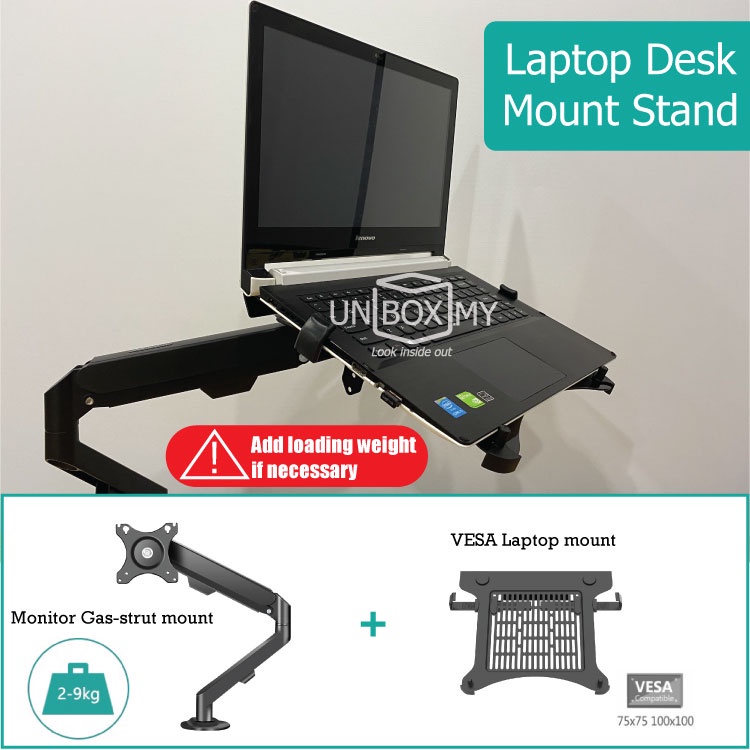 Stance EasyMount Hybrid Monitor Arm With Laptop Tray