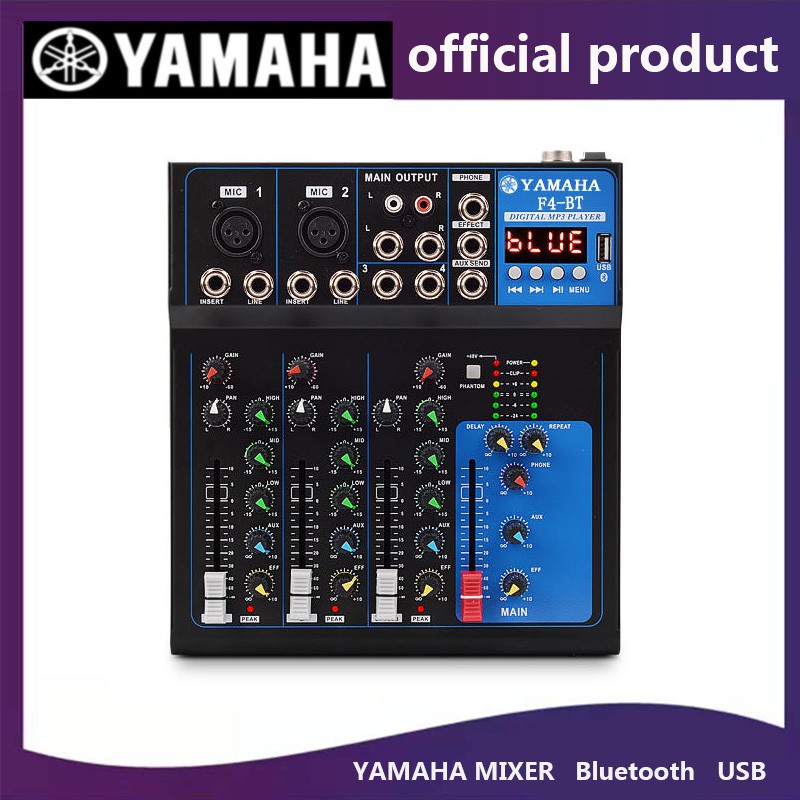 Yamaha F4USB 4 Channel Mixer W/Bluetooth Sound Mixer Shopee Philippines