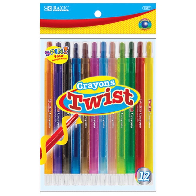 Bazic Twistable Crayons Crayon Color | Shopee Philippines