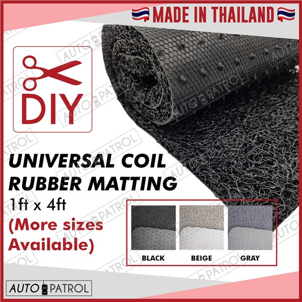 HOT☊☃Soft Rubber Matting Loop Spaghetti Matting 4ft×1ft(PER ORDER ...