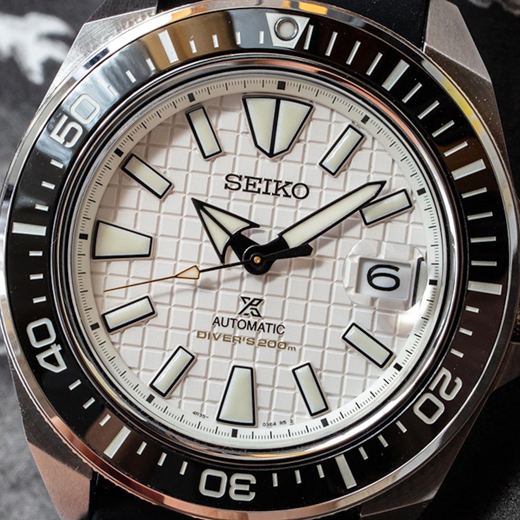 SEIKO Prospex SRPE37K1 King Samurai White Automatic Limited Watch Shopee Philippines