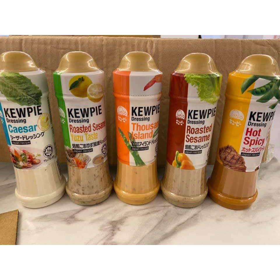 Kewpie Dressing Mayonnaise Halal Thousand Island Hot Spicy Caesar