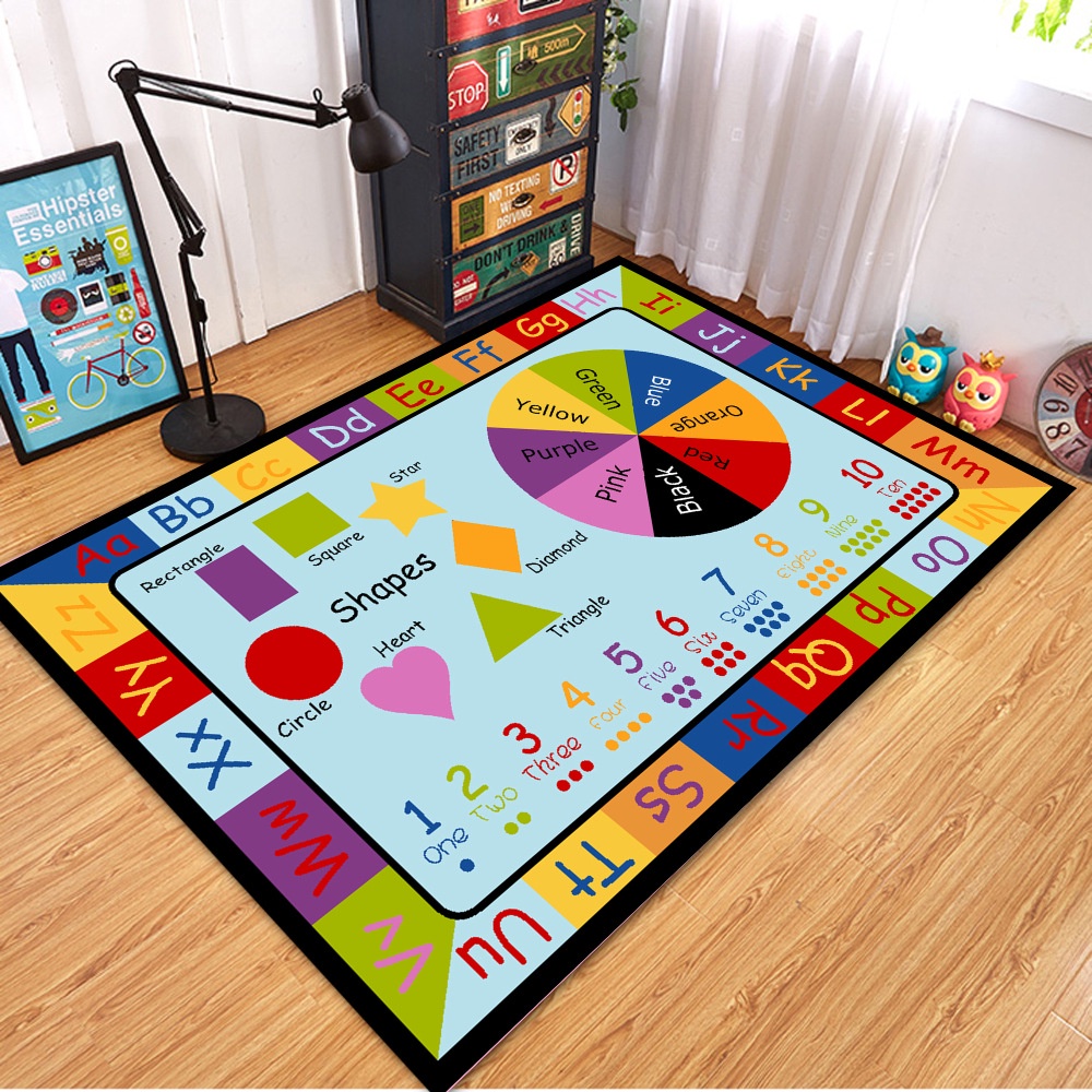 Early Education Baby Carpet Living Room Anti-fall Mat Children's ...