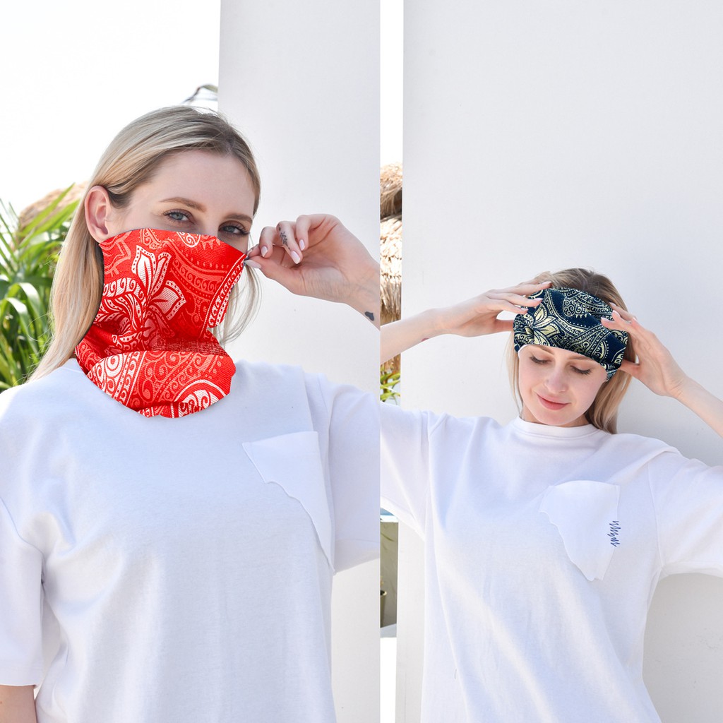 Bandana Anti-UV IQ-UV 300 | Protection Solaire | Snorkeling, Surf, Sport | Femme