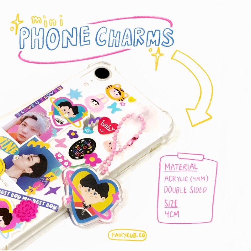 BTS Phone Charms**** | Shopee Philippines