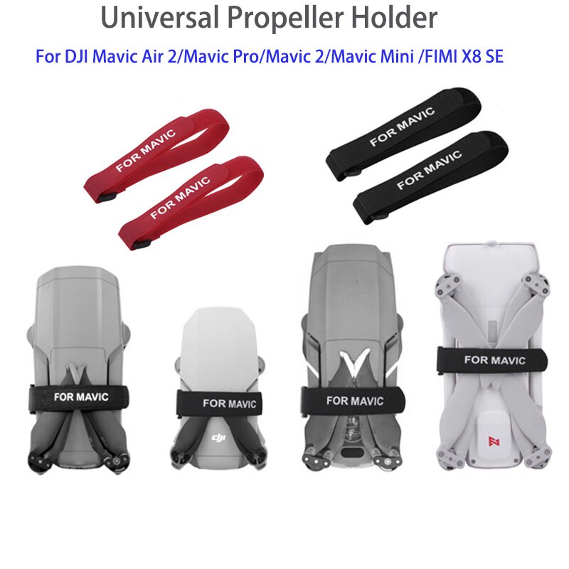 2pcs Propeller Holder Stabilizer Fix Velcro Fixing Strap For DJI Mavic ...