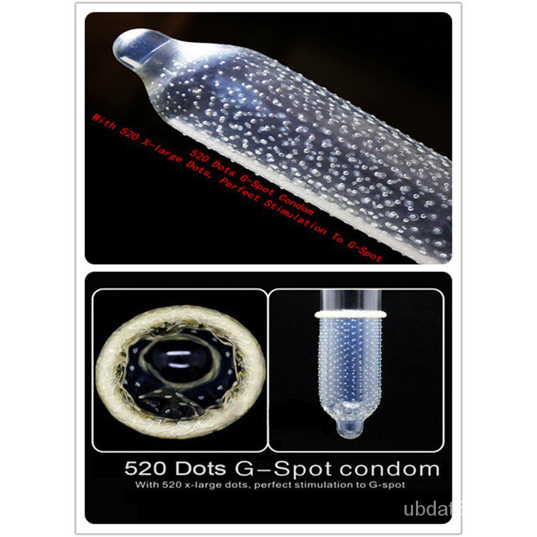 10 60 Pcs Thin Style 520 Big Particle Spike Dotted Ribbed G Point Latex Condoms S41i Shopee 5646