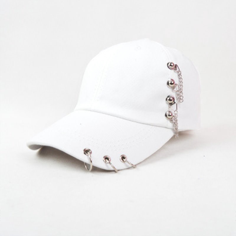 visor cap：korean hat Metal Ring Iron Hoop cap for men Baseball Caps ...