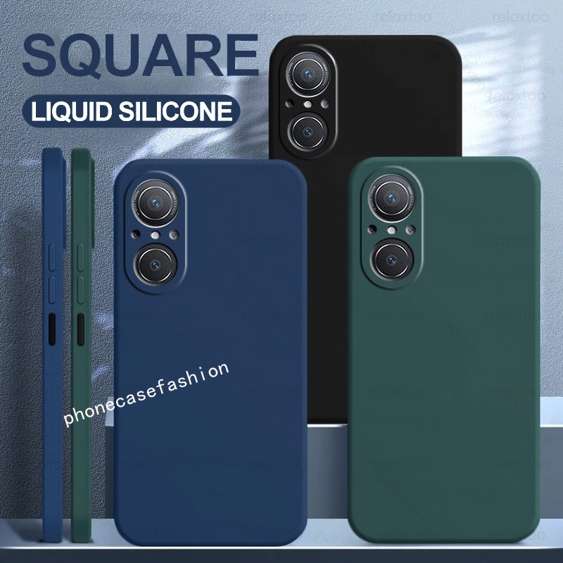 Liquid silicon Phone Case For huawei Nova 9 SE 9SE 9 Pro Bumper ...