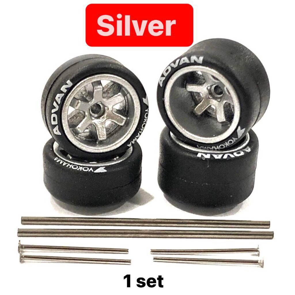 Hot Wheels Car Model Replacement Rubber Tyres 1 64 Rubber Tires HW TE37 Noroff rim fit 1 64 custom Shopee Philippines