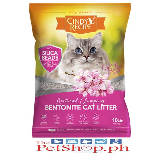 Cindy Recipe Natural Clumping Bentonite Cat Litter 10l Shopee Philippines