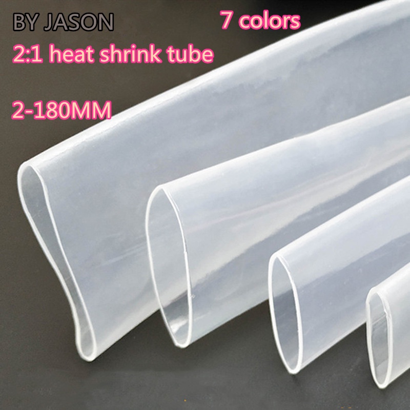 ＞1 Meter heat shrink tube transparent Clear shrinkable tubing cable